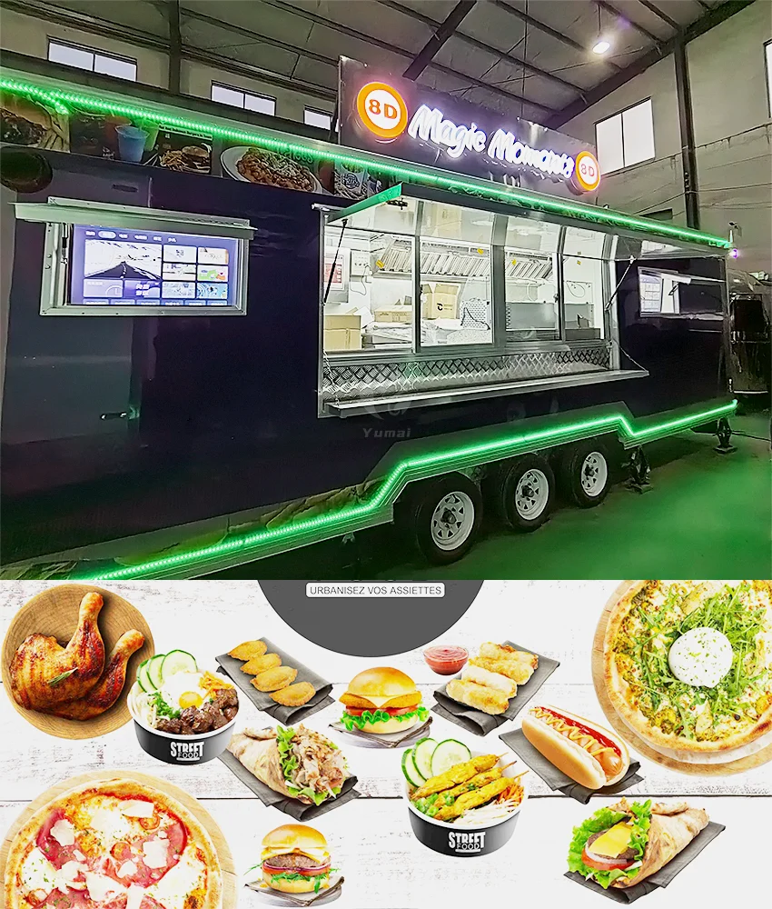 Fully Equipped Used Food Trailers Food Truck With Full Kitchen Buy