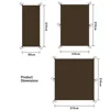 Brown floor mat (excluding floor studs)