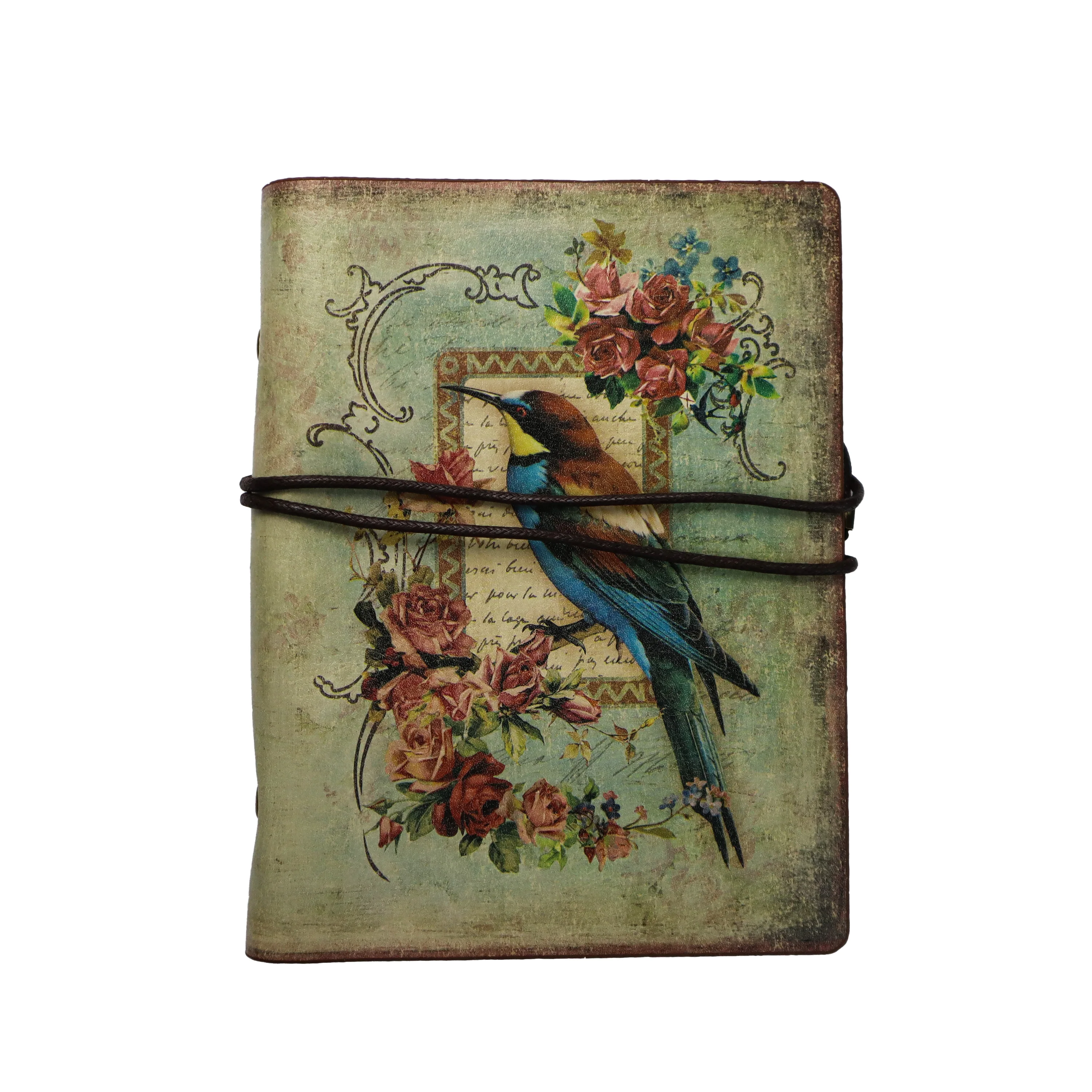 Premium Leather Traveler Diary Notebook Vintage Refillable Journal With