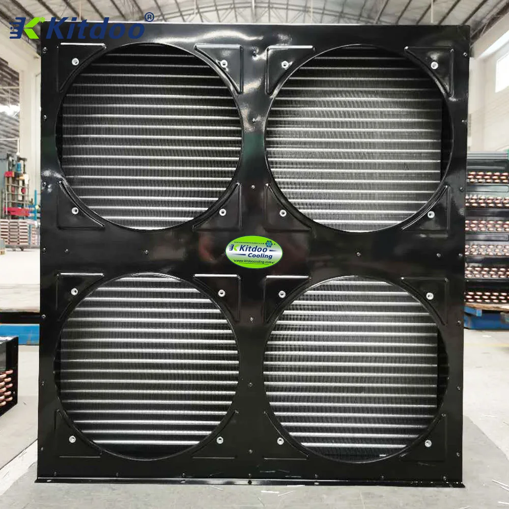 Copper Aluminium Ceiling-Mounted Condenser Unit Heat Exchangers Coil ...