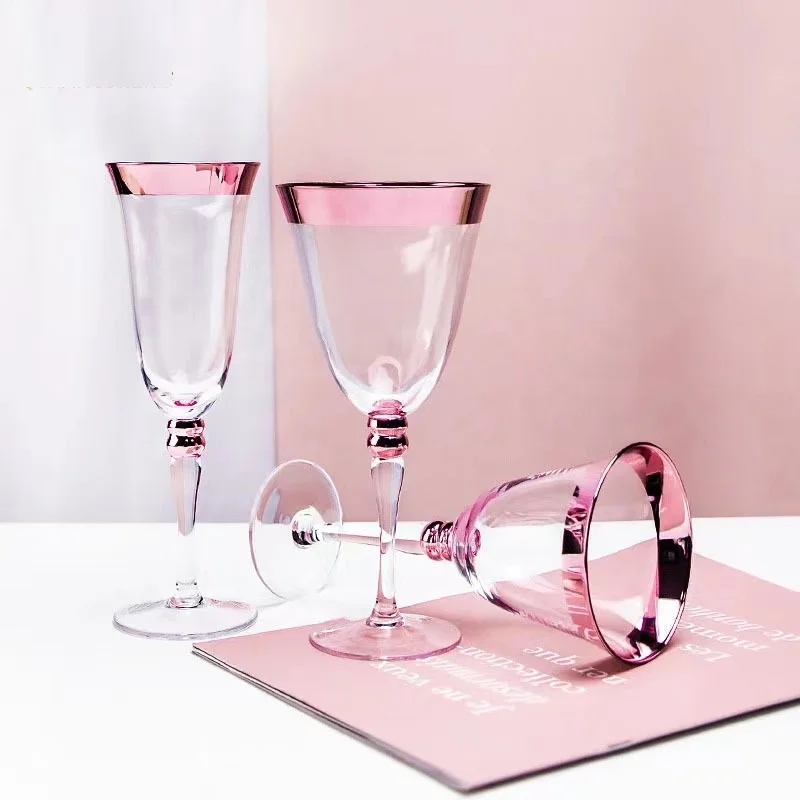 Wholesale Elegant Stemware China Factory Colored Wine Glass for Wedding  Restaurant