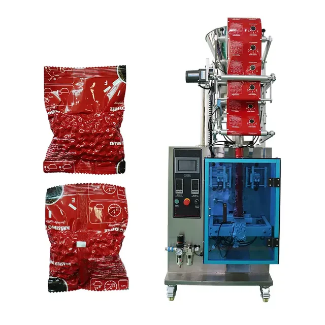 Coffee Bean Grains Cashew Tea Commercial Vacuum Packing Machines Automatic Vertical Granule Vacuum Packing And Packaging Machine