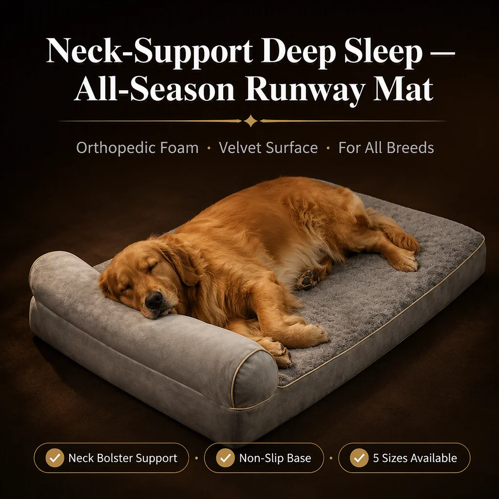 Neck Support Dog Mat Raised Bolster — Product details 5