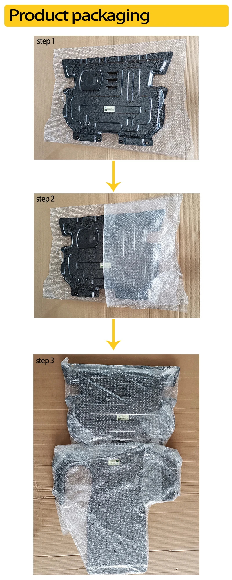 Aluminum Skid Plate Protection Car Bottom Cover Engine Protector Guard