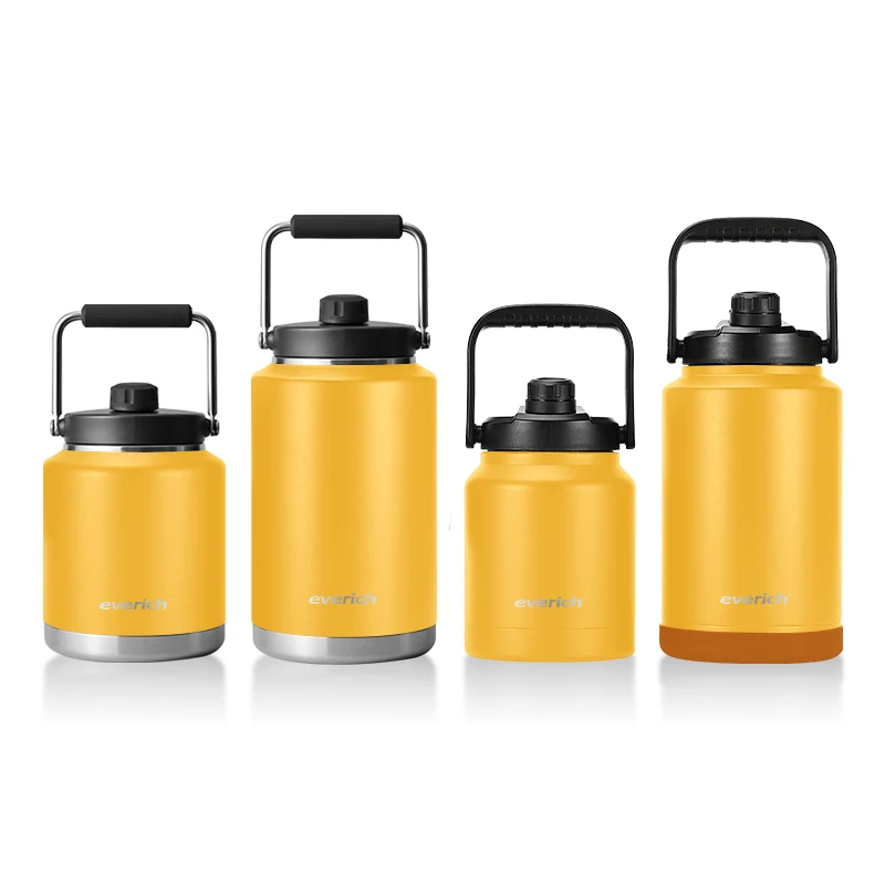 64 унции/128 унции двойная стена 304 вакуумная Изолированная машина для выращивания пива из нержавеющей стали с ручкой Крышка удивительный подарок для любителей пива