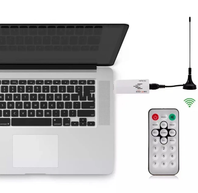 USB TV Tuner Stick for Analog Signals - Compatible with Windows/Mac/Laptop