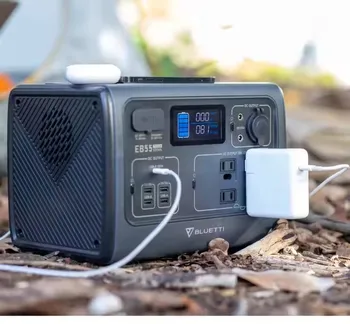 New Mobdle for Bluetti Solar Power Storage System for Camping with Lithium Ion Battery MPPT Controller Flashlight & Cigar