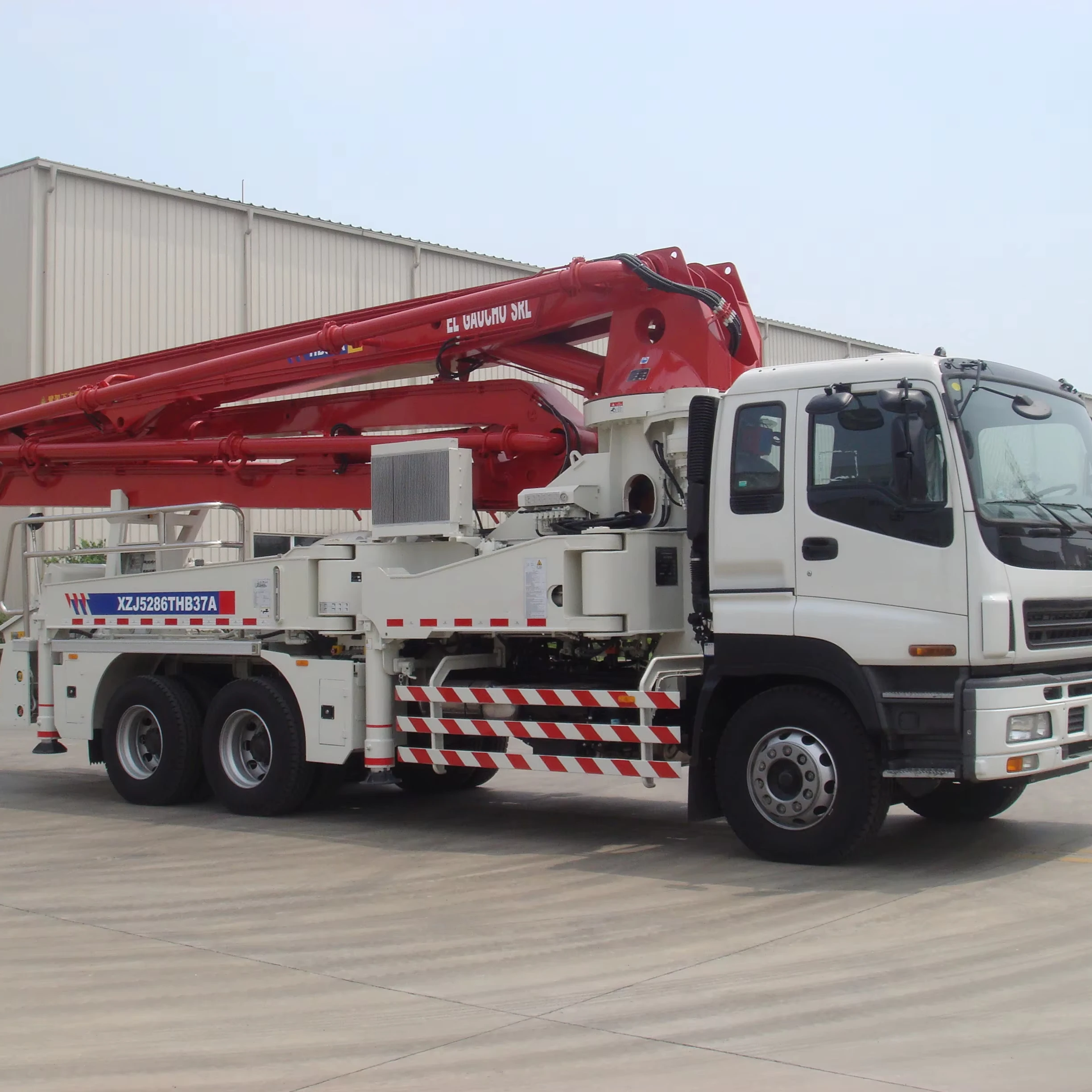 Chinese Famous Factory 39M Concrete Pump Truck HB39K Concrete Pump Pipe With Professional Service