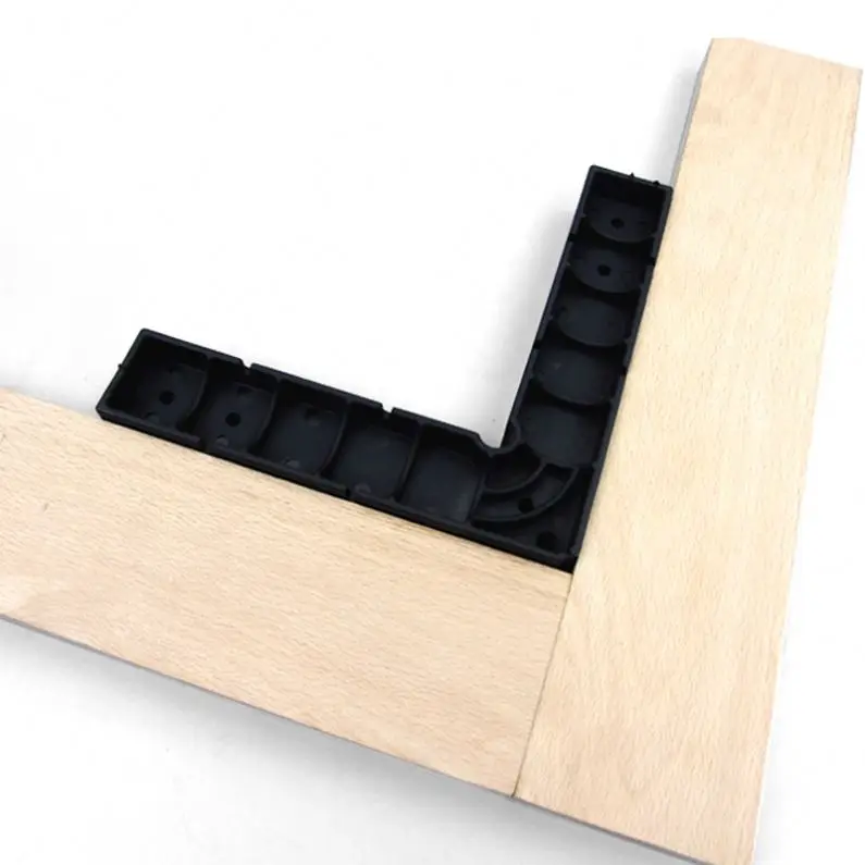 W-14 Carpenter's Tool L-Shaped ABS 90 Degree Right Angle Corner Ruler Clamp Jig and Fixture Picture Frame Woodworking Hand Tools