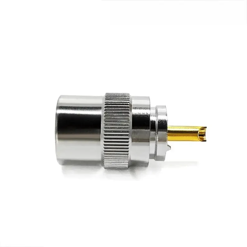 Male Straight Twist-On Type UHF SL16 PL259 Connector Solder For LMR400 RG8 H-1000 Cable details