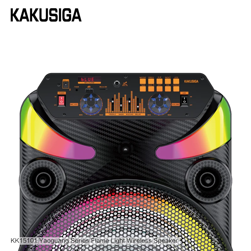 AKONE Cassa Bluetooth Potente Portatile: 240W Altoparlante Party Wireless Bluetooth Speaker, Super Natural Bass,15Hr Playtime,TWS, Luci LED Fantastiche per Feste, Campeggio, Spiaggia, Cortile