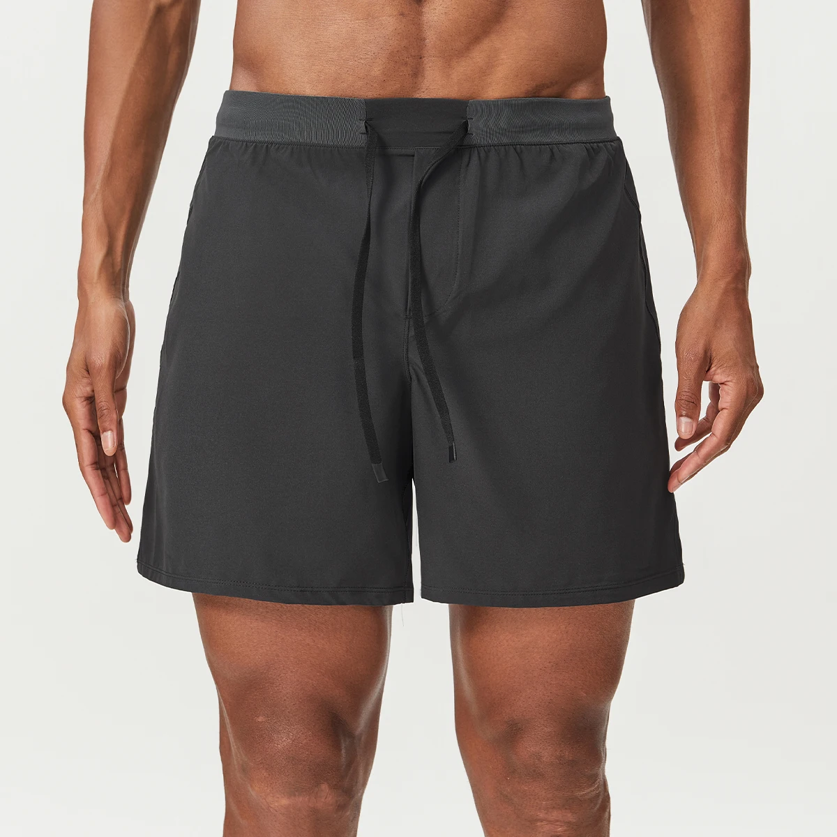 Ultra Soft Men's 2-in-1 Gym Shorts Breathable Mesh Inside Quick Dry Compression Sports Shorts Casual Style Waterproof Feature