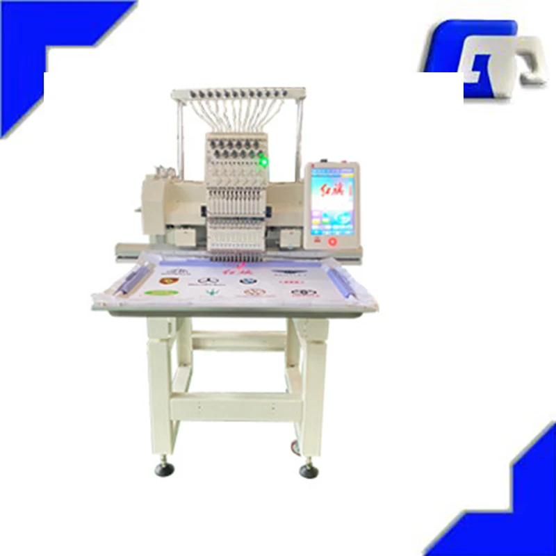 Small Automatic Computer Controlled Industrial Embroidery Machine,Three