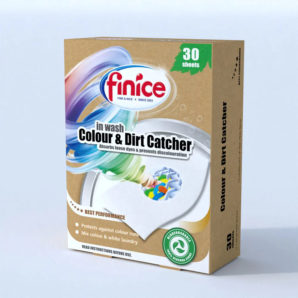 30sheets/pack Color Catcher Laundry Sheets, Anti-dye Cloth Laundry