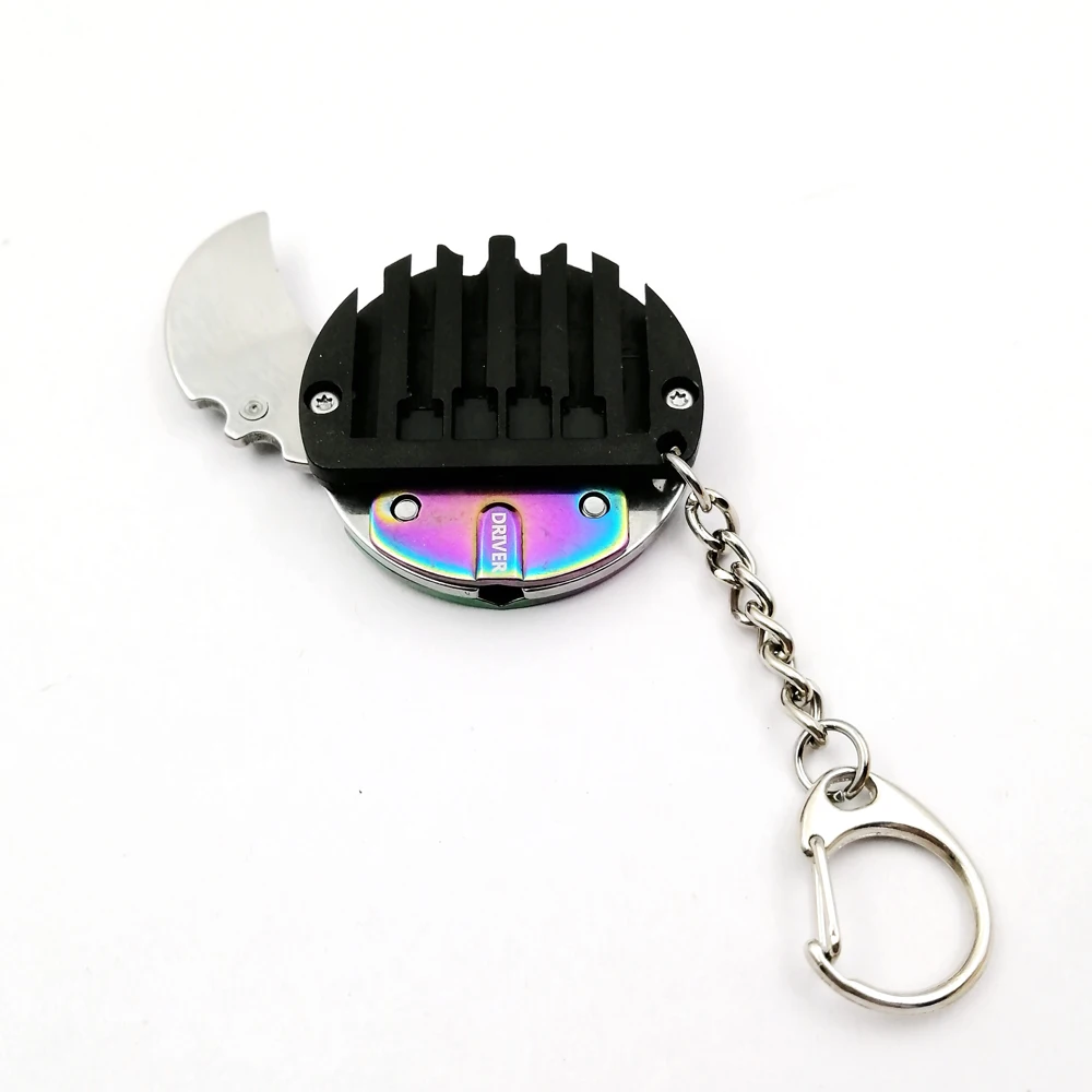 Fábrica Personalizada Ao ar Livre Mini FACA de acampamento FACA de sobrevivência com Wrench