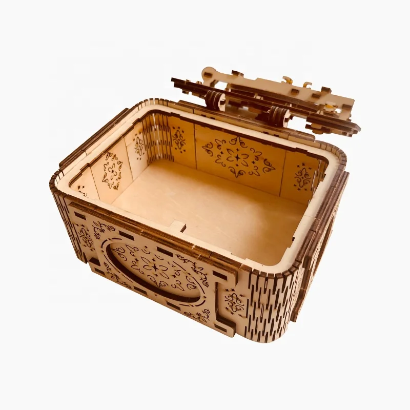 Mysterious Puzzle Box 3D Puzzle Toy Wooden Box Is Suitable for Puzzle Toy Home Decoration 170mm*140,m*84mm