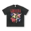 Nirvana floral washed black