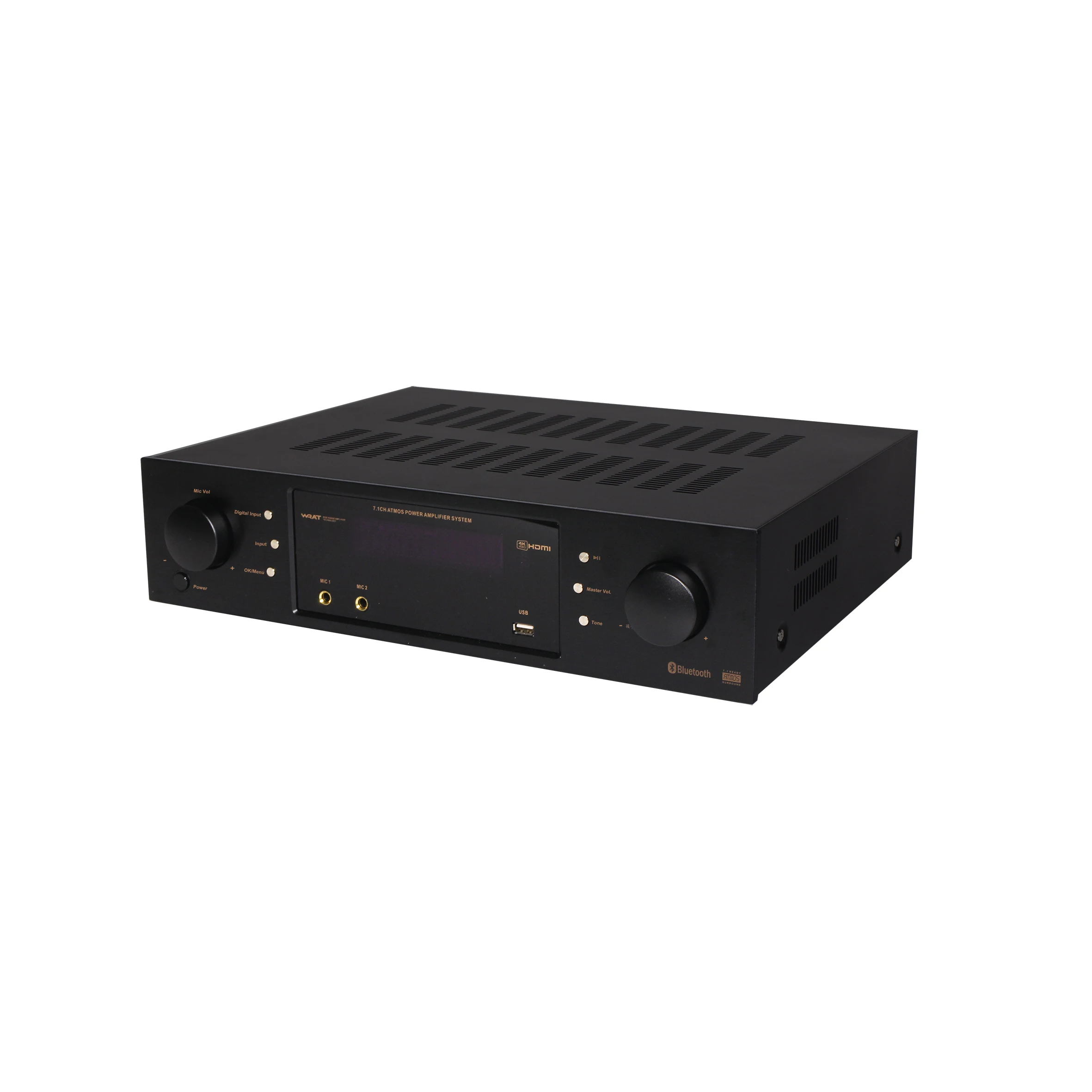 7.1 Channel Hifi Home Theater Surround Sound Audio Video Amplifier With