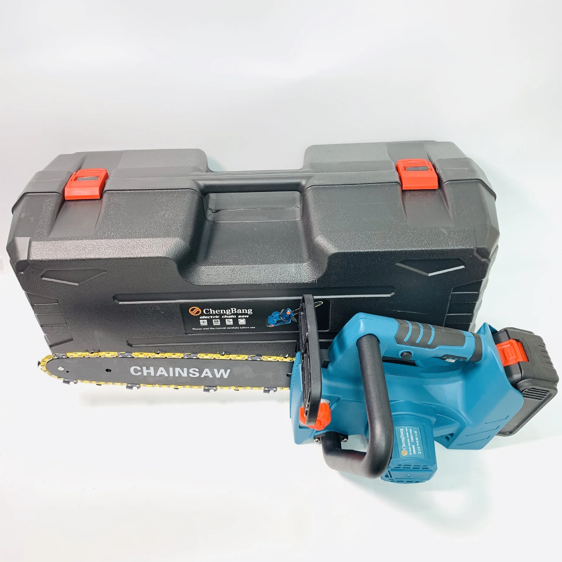 12インチブラシレスポータブルリチウム電気チェーンソー2000W