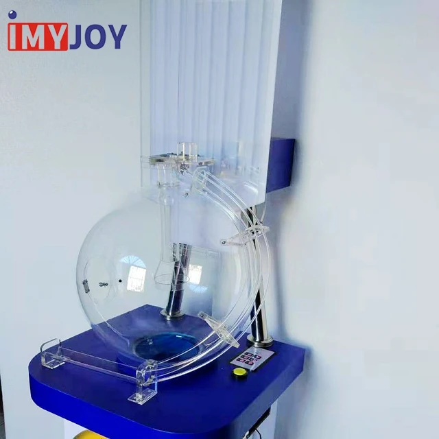 Intelligent Lucky Lotto Ball Game Air Blowing Lottery Machine 4 LCD Screens TV Lottery Machine for Sale