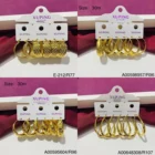 Earrings Zircon Gold Jewelry Zircon Cubic Earring Xuping Cheap Hoop Earrings Cubic Zircon Dubai 24k Gold Plated Jewelry Fashion Earrings For Women
