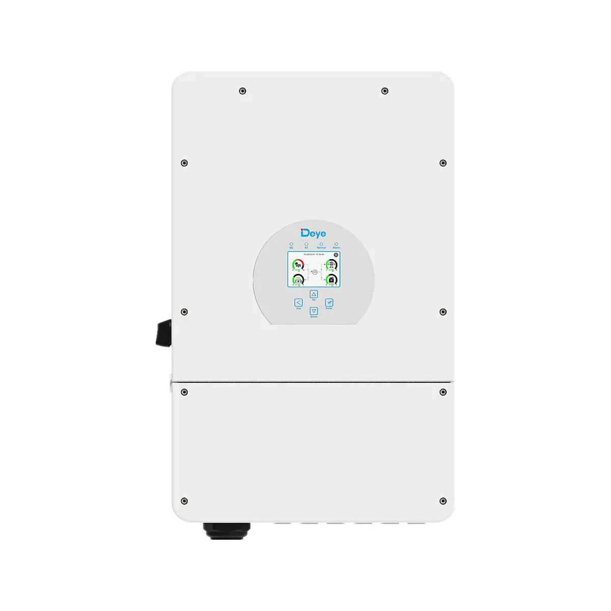 Us Eu 8kw Hybrid Solar System With Deye Inverter And Lithium Battery Complete Kits Solar Energy 0128