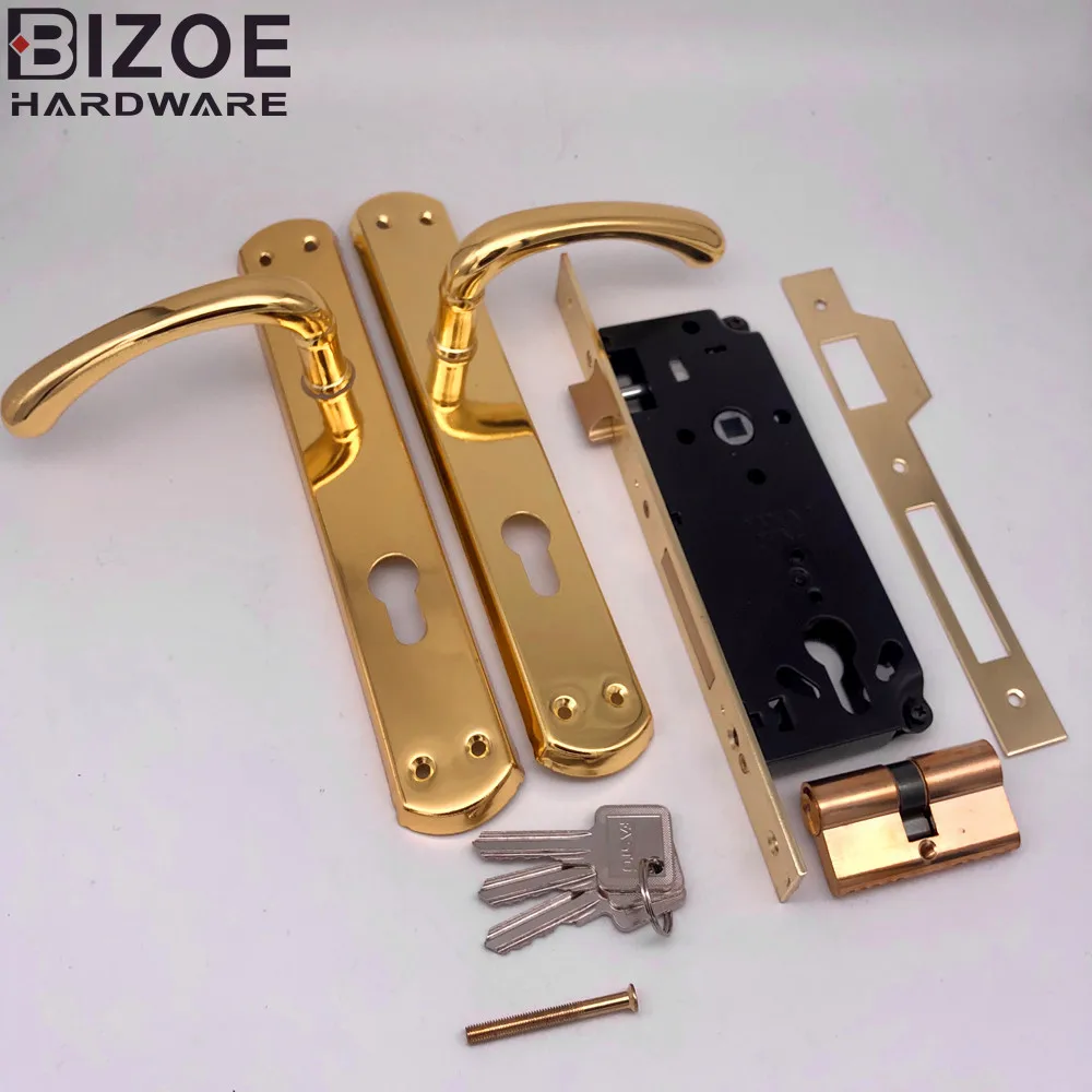 Multi Type Double Open Single Open  European Door Lock Cylinder  Brass Cylinder
