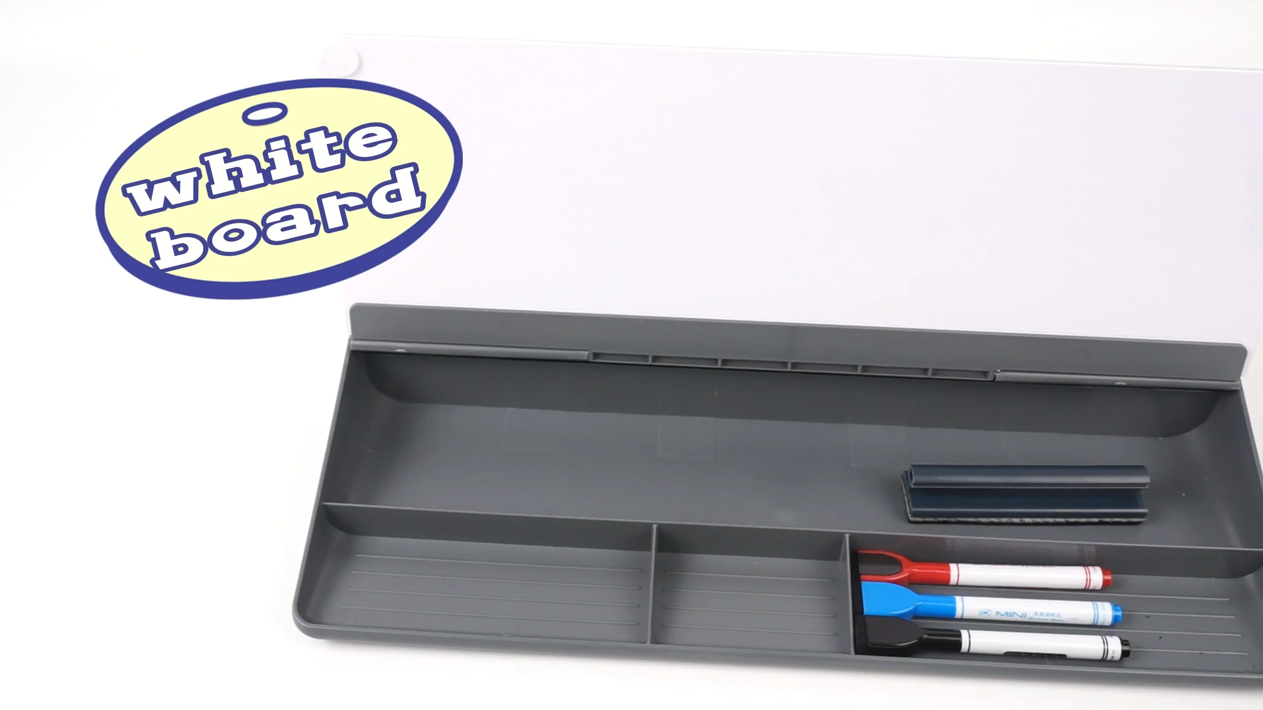 Desktop Whiteboard Glass Dry Erase Keyboard White Board Desk Computer