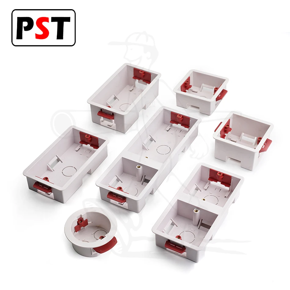 Circular 35mm Deep PVC Dry Lining Knockout Box