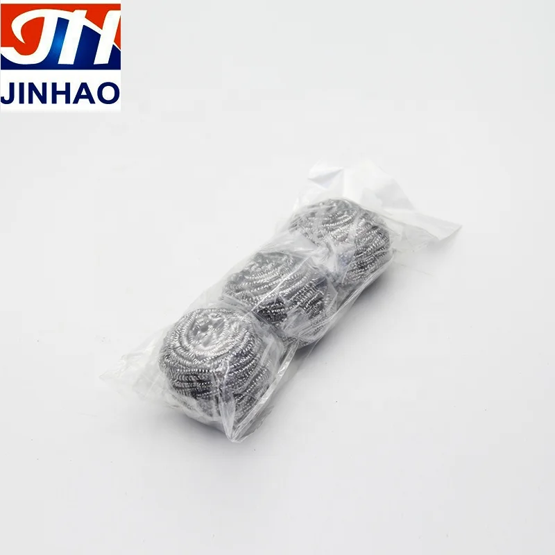 Очиститель кастрюль SS 410 15g скруббер из нержавеющей стали/мочалка/чистящий шар