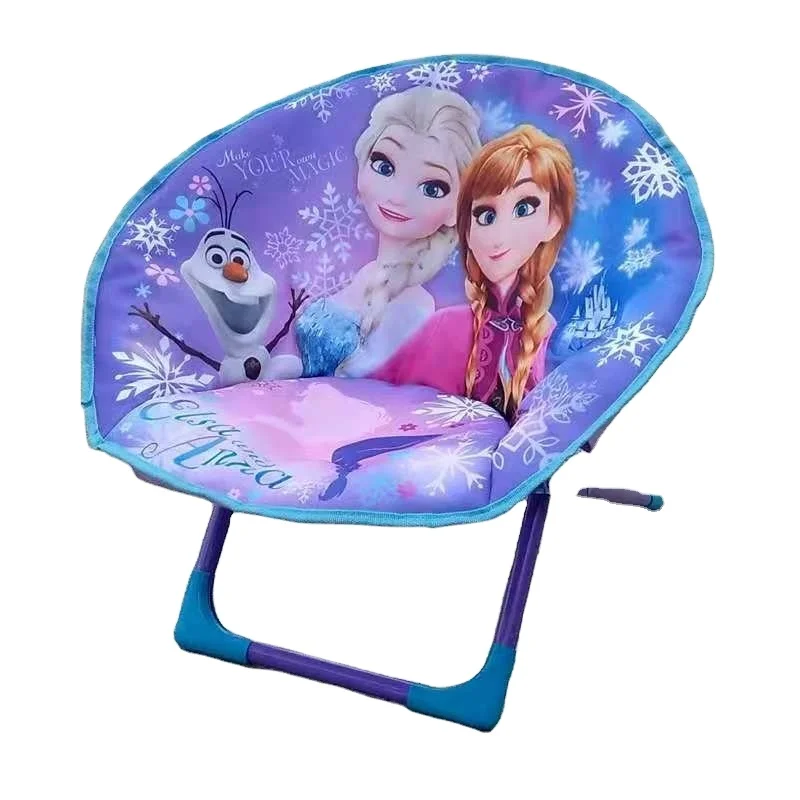 Outdoor Kid Folding Chair Cartoon Garden Park Play Kids Folding Round