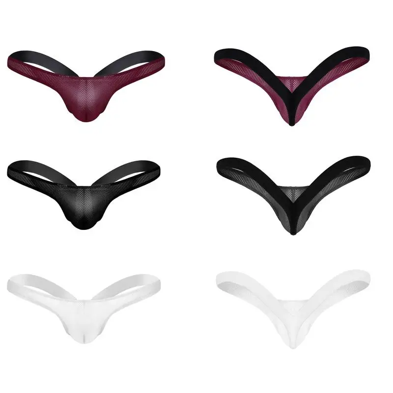 In Stock M-xxl Mens Mesh See Through Stretchy Open Back Jockstrap ...