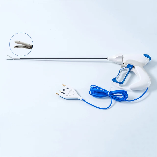 Anorectal urology surgery equipment with instrument curved tip ligasure