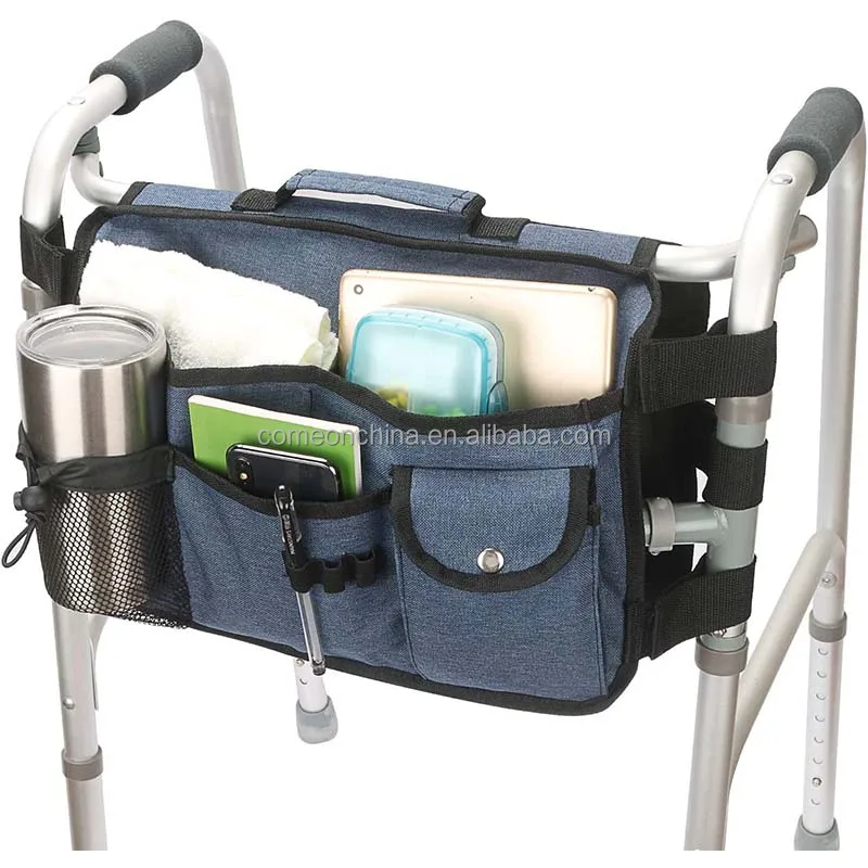 Wholesale Multifunction Rollator Walker Organizer Pouch Tote Wheelchair