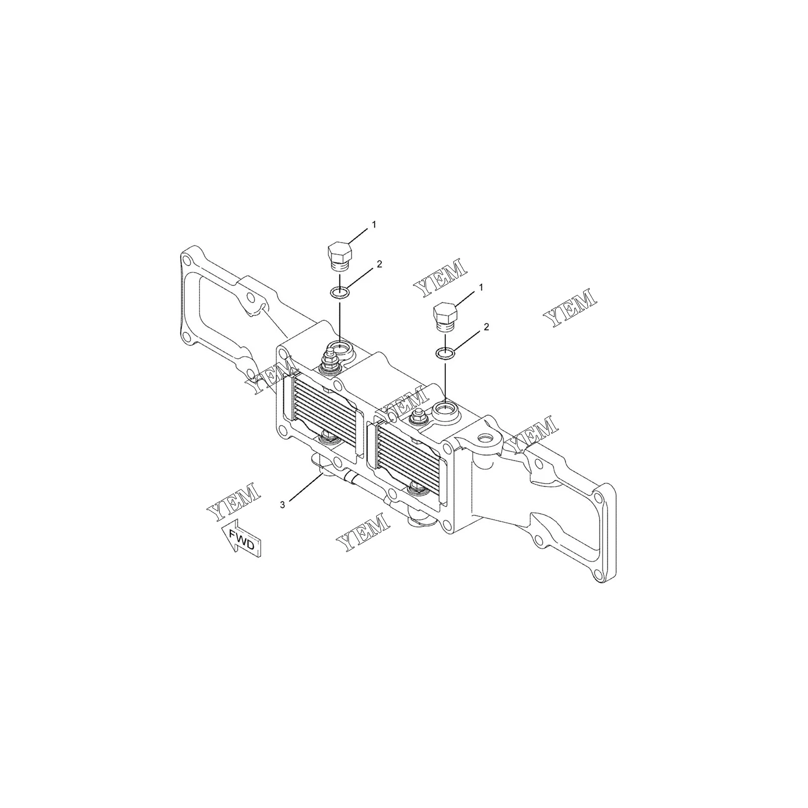 396-1802 Cover Group-RH for Caterpillar Engine Repair Kit