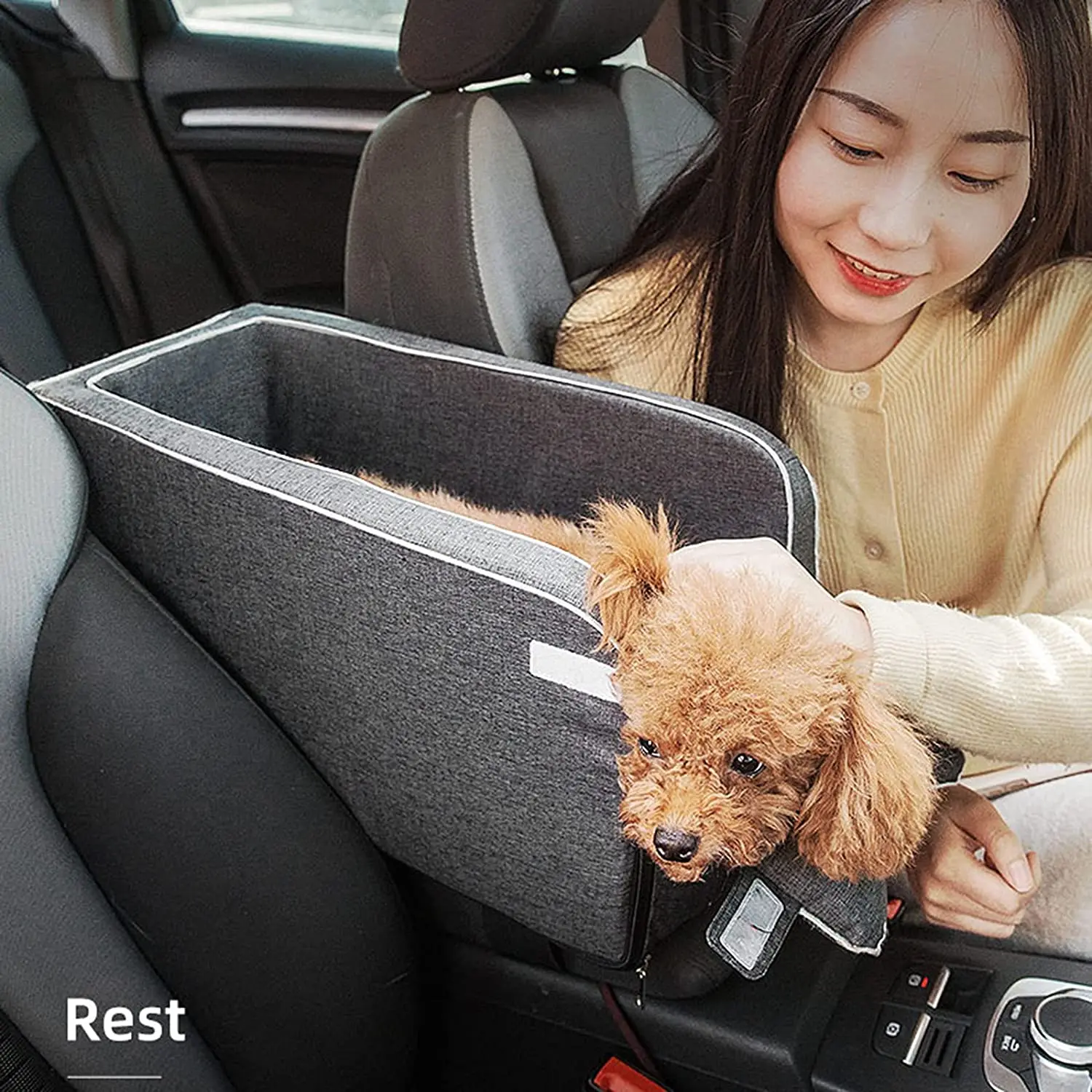 Fashionable Car Pet Beds - High Dog Car Booster Seats