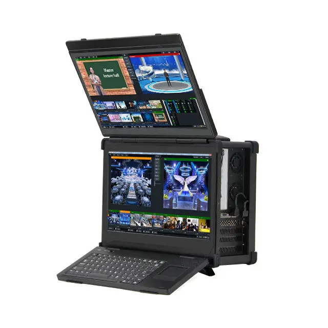 Live Video Mixer Switcher Encoder Broadcast Streaming Device Equipment Radio TV Broadcasting All in One Machine Live Streaming