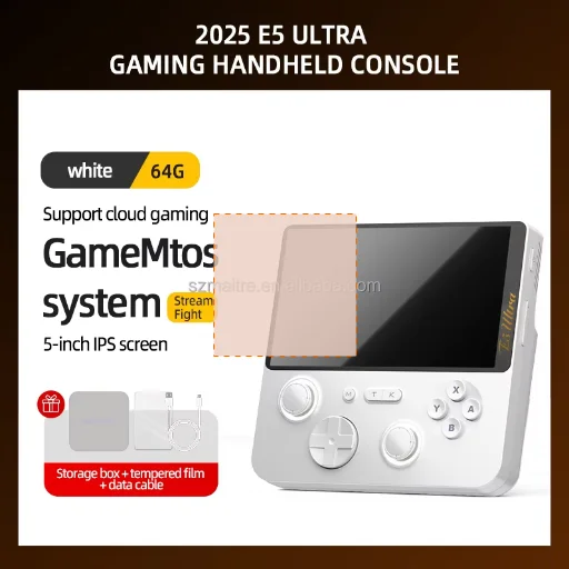 E5 Ultra Handheld Game Console - Android 14, 5 Inch Screen