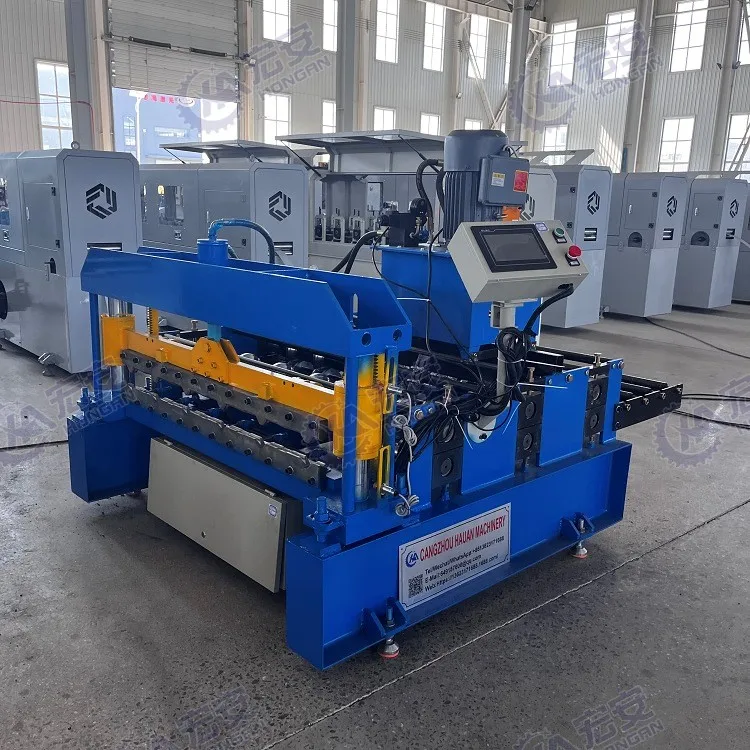 High Quality Automatic Roll Forming Color Steel Metal Profile Glazed Brick Roof Tile Making Machine