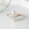 Anello in argento 925 con diamante incastonato a forma di tulipano