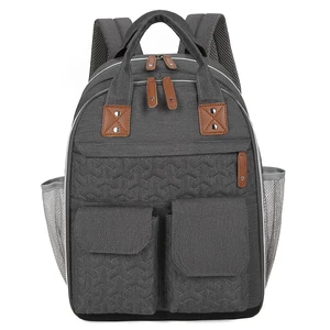Wholesale Waterproof Best Customized Multifunctional Fabric Nylon Diaper Backpack Bag With Large Capacity For Mommy