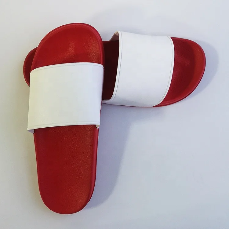 OEM Custom White Slides Footwear Sandal PVC,Design Logo Slippers Men Plain  Blank Slide, Customized Logo Women Black PVC Shoes