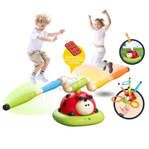 EPT 3 in 1Educational Insect Jump Rope Rocket Launcher Ring Toss Game Remote Control Exercise Machine Outdoor Sport Toys