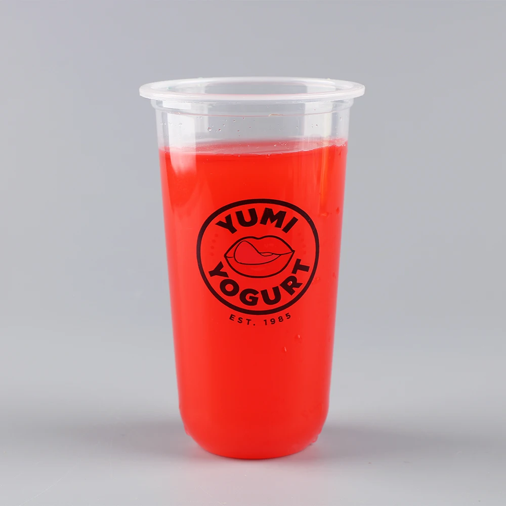 700-95 660 мл 22 унции пластиковые одноразовые чашки для смузи и