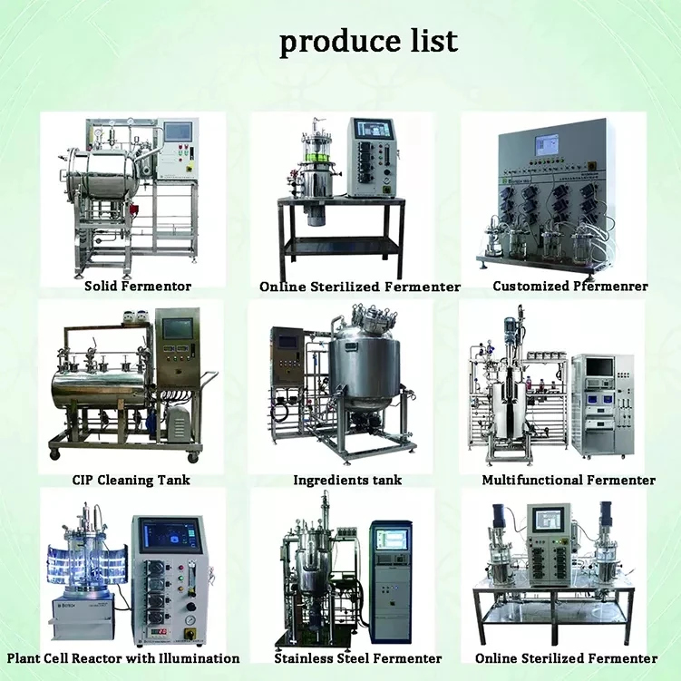 Industrial Fermentor Bioreactor 2000l 100l 300l 1000l 10000 100000 L ...