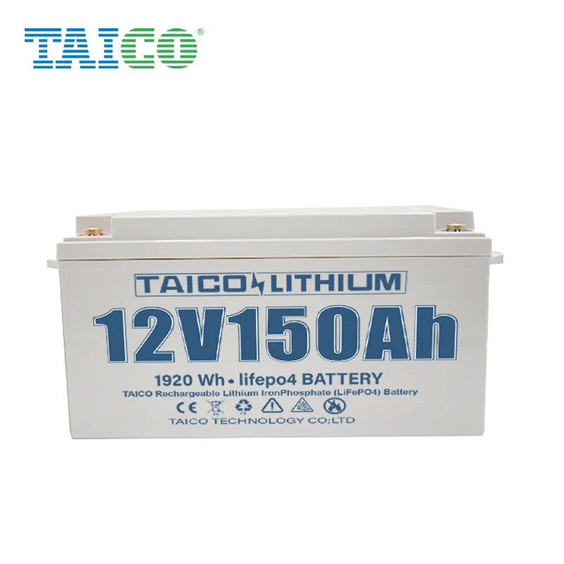 China factory direct sale 12V 150Ah LiFePO4 Lithium Battery for Solar Energy Storage Systems