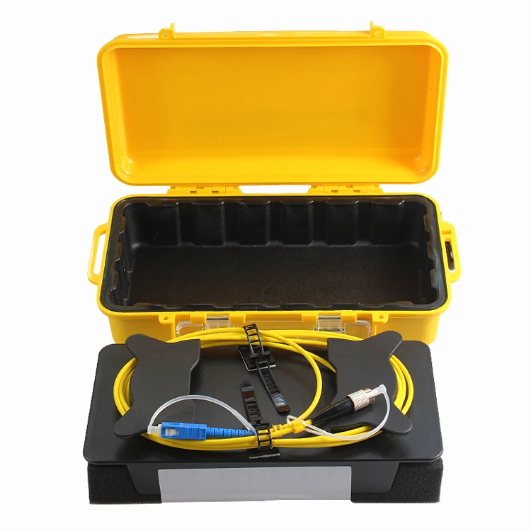 Fiber Optic Coil SC APC to SC APC SM OS2 G652D Pulse Suppressor OTDR Launch Cable Box 500M 1KM 2KM