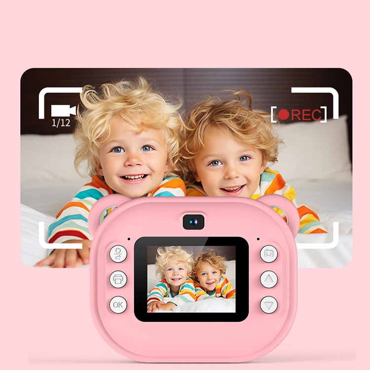 子供用おもちゃ Y600 デジタルカメラ デュアルレンズ 写真撮影 ビデオ