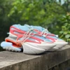 red, blue, and white