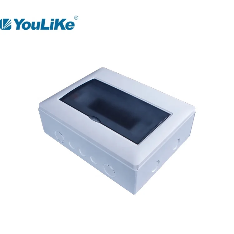 Plastic Portable 10ways Consumer Units Distribution Box With Plastic Cover Household